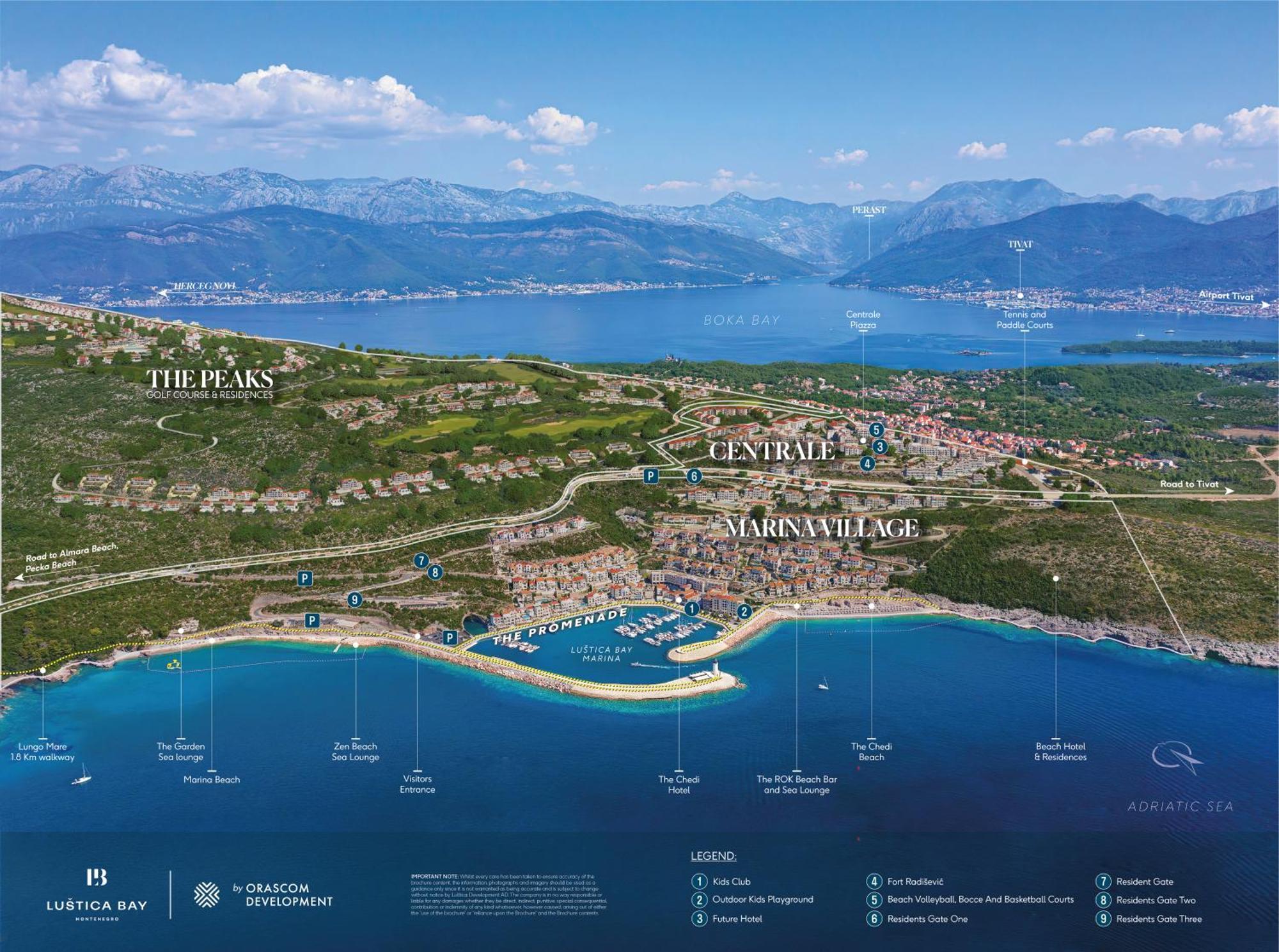 Lustica Bay Lägenhet Tivat Exteriör bild